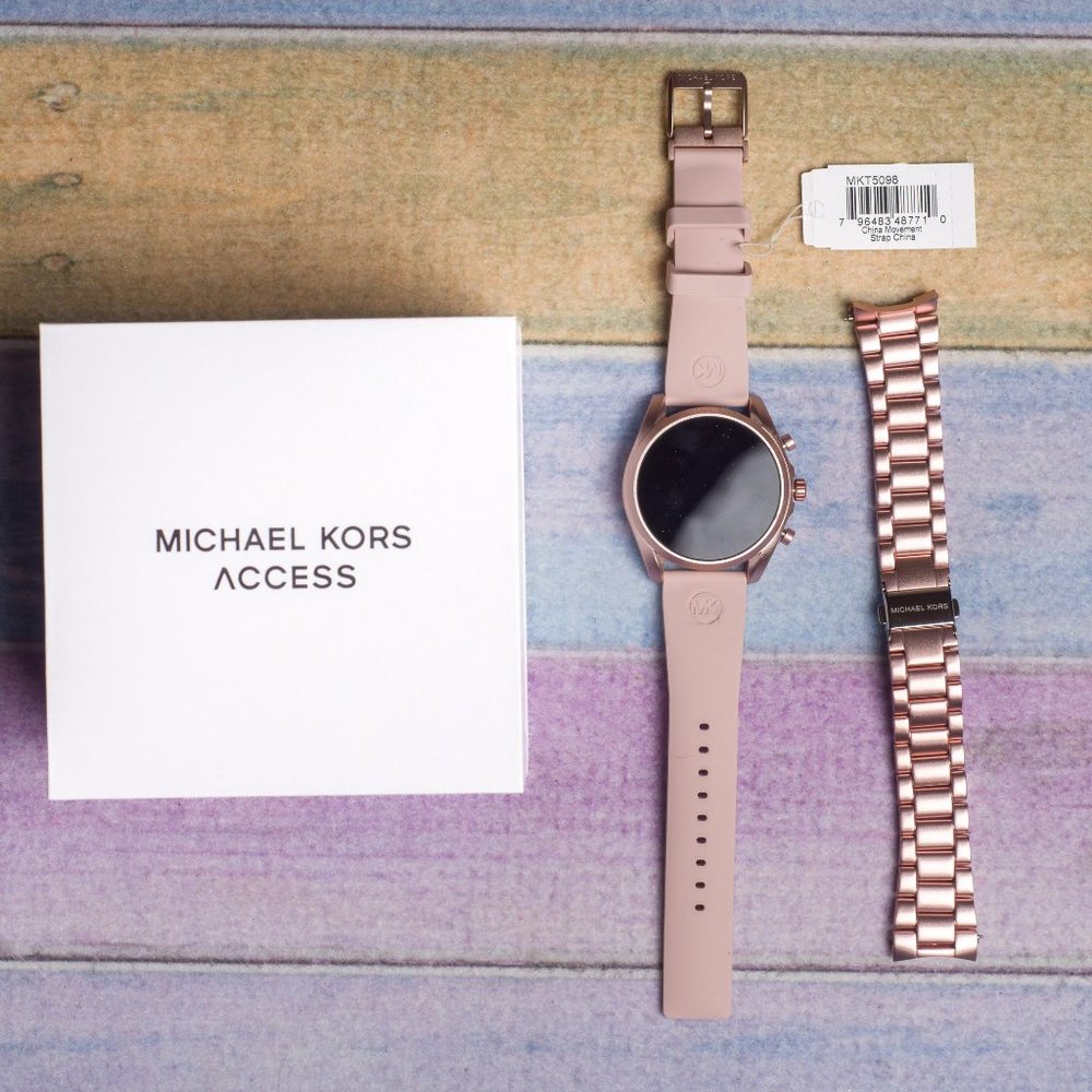 Michael Kors Gen 5 Bradshaw Blush-Tone Aluminum Smartwatch
